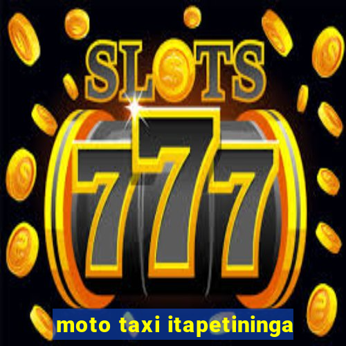 moto taxi itapetininga